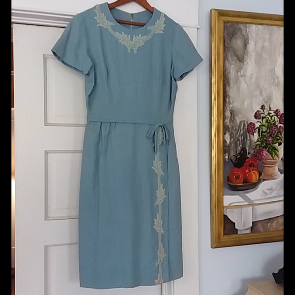 Vintage Church Lady Dress - Picture 1 of 5